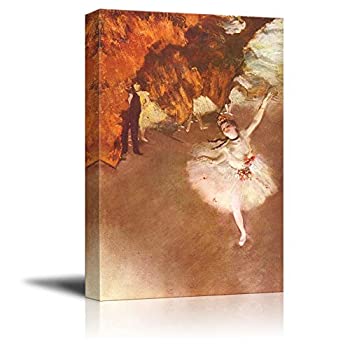 【中古】【インポート品・未当て嵌める】wall26 - エドガー・ドガ作プリマ女性バレエダンサー - 帆布刷り上げる ウォール作物 隠れ無いな図面書きうつす - 40.64糎 x 60.96糎