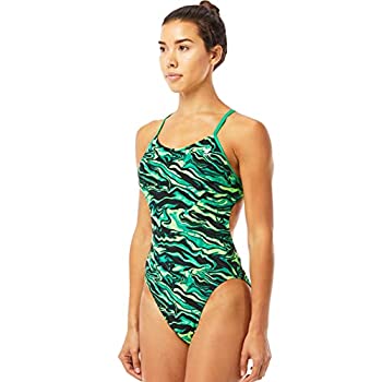 【中古】【インポート品・未当て嵌める】TYRレディースMiramar cutoutfit海水着 38 緑であること