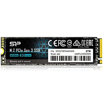 【中古】【インポート品・未当て嵌める】Silicon Power 2結核症 NVMe M.2 PCIe Gen3x4 2280 SSD ソリッドステート運転 (SP002TBP34A60M28)