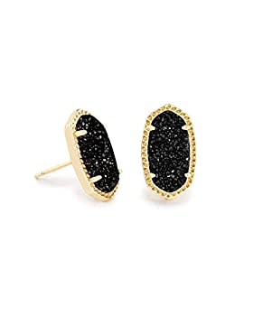 【中古】【輸入品・未使用】Kendra Scott Ellie スタッドピアス レディース ファッションジュエリー, 真ちゅう 非貴金属。, ドゥルージークォーツ,