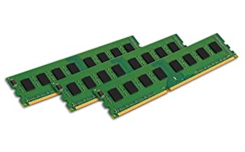 【中古】【輸入品・未使用】Kingston 12GB 1333MHz DDR3 Non-ECC CL9 DIMM (Kit of 3) KVR1333D3N9K3/12G