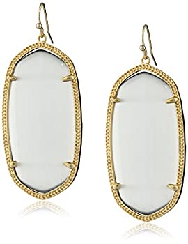 【中古】【輸入品・未使用】Kendra scott レディース スレートガラスとゴールドプレート内の署名ダニエル・イヤリング|スカイマーケットプラス
