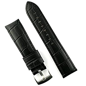 【中古】【輸入品・未使用】B & Rバンド20?mmブラックGatorレザー腕時計バンドストラップ???Large長｜スカイマーケットプラス