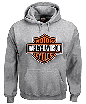 【中古】【輸入品・未使用】Harley-Davidson Men's Pullover Sweatshirt, Bar & Shield Hoodie, Gray 30296627 21,213円