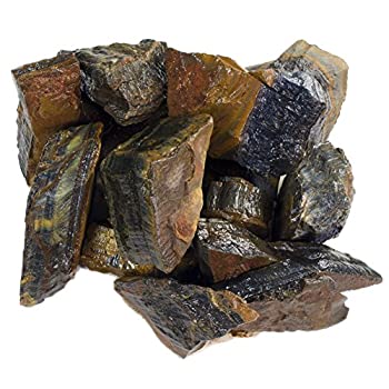 【中古】【インポート品・未当て嵌める】Hypnotic Gems布切れ: 3?lbs Blue Tiger Eye Stonesから南アフリカ共和国???バルクRaw Rough Natural Rocks For Cabbing、タンブル、みがき上げる、ワ キッチン用品・食器・調理器具-その他