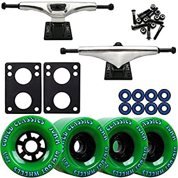 【中古】【輸入品・未使用】コア6.0?Raw Longboard TrucksホイールパッケージBigfoot 90?mm cored Classicsグリーン｜スカイマーケットプラス
