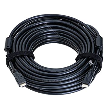 【中古】【輸入品・未使用】Cables Direct Online 高速 4K 60hz HDMIケーブル 内蔵シグナルブースター オーディオ イーサネット リターンチャンネル v2.0 ブラック 75フィー