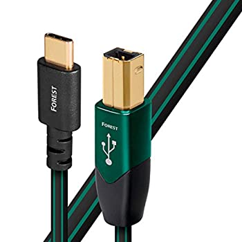 【中古】【インポート品・未当て嵌める】AudioQuest フォレスト USB B - C 有線テレビ - 4.92フート (1.5m)