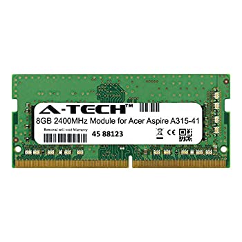 【中古】【輸入品・未使用】A-Tech 8GB モジュール Acer Aspire A315-41 ノートパソコン & ノートブック用 DDR4 2400Mhz メモリラム対応 (ATMS269012A25827X1)