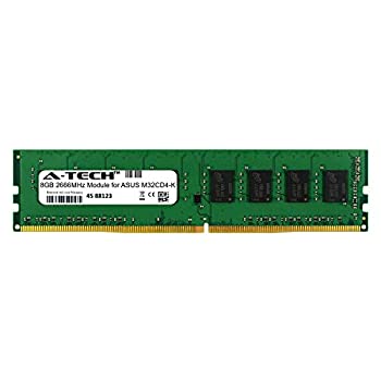 【中古】【輸入品・未使用】A-Tech 8GB モジュール ASUS M32CD4-K デスクトップ & ワークステーション マザーボード 互換 DDR4 2666Mhz メモリー RAM (ATMS394405A25818X1)