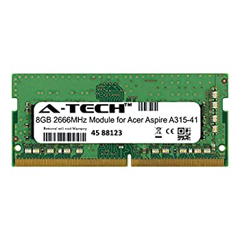 【中古】【輸入品・未使用】A-Tech 8GB モジュール Acer Aspire A315-41 ノートパソコン & ノートブック用 DDR4 2666Mhz メモリラム対応 (ATMS269012A25978X1)|スカイマーケットプラス