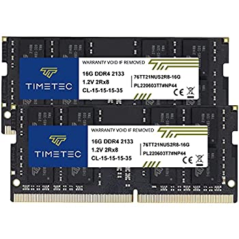 【中古】【輸入品・未使用】Timetec Hynix IC 32GB キット (2x16GB) DDR4 SODIMM Intel NUC KIT Products 2133MHz PC4-17000 Non-ECC Unbuffered 1.2V CL15 デュアルランク｜スカイマーケットプラス