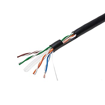 【中古】【輸入品・未使用】Cables Direct Online 1000フィート CAT6 ソリッドケーブル 550Mhz イーサネット LAN UTP 23AWG RJ45 ネットワークワイヤー バルク(ブラック)