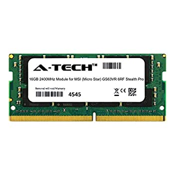 【中古】【輸入品・未使用】A-Tech 16GB モジュール MSI (Micro Star) GS63VR 6RF Stealth Pro ノートパソコン & ノートブック 互換性 DDR4 2400Mhz メモリー RAM (ATMS3680