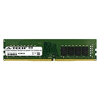【中古】【インポート品・未当て嵌める】A-Tech 16GB モデュール QNAP TS-1635AX-4G 学習机とっ始め \u0026 ワークステーション お母さんゲーム盤 取り替えっこ DDR4 2400Mhz 記憶装置 ランダムアクセス記憶装置 (ATMS365043A2582