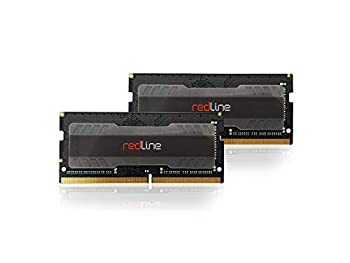 【中古】【輸入品・未使用】Mushkin Redline Notebook - DDR4 ゲーミングノートパソコン DRAM - 64GB (2x32GB) SODIMM メモリキット - 3200MHz (PC4-25600) CL-16 - 260ピン