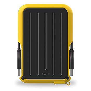 【中古】【インポート品・未当て嵌める】ケイ素樹脂力強さ 携帯型HDD 5結核症 2.5in 外後ばらい USB3.2 Gen1相応う (USB3.1 / USB3.0 / USB2.0 取り替えっこ) IPX4 雨合羽 耐衝撃 3年引きうける 黄色 SP0