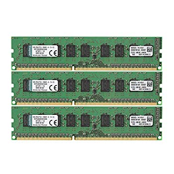 【中古】【輸入品・未使用】キングストン Kingston サーバー用 メモリ DDR3 1333(PC3-10600) 8GB×3枚 ECC Unbuffered DIMM KVR1333D3E9SK3/24G 永久保証