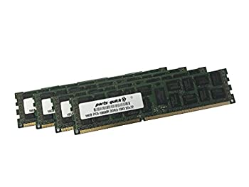 【中古】【インポート品・未当て嵌める】parts-quick アップルMac Pro真っただなか2012 1333 DDR3 ECC SDRAM R-DIMM マイコン3-10600 ランダムアクセス記憶装置用64ギガバイト（4×16ギガバイト）記憶装置