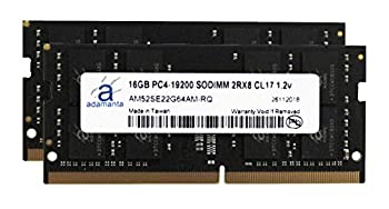 【中古】【輸入品・未使用】Adamanta 32GB (2x16GB) ノートパソコンメモリアップグレード 適合機種: HP ZBook 15 G4 & ZBook 17 G4 モバイルワークステーション Intel i5 &