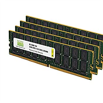 【中古】【インポート品・未当て嵌める】128GB (4x32GB) DDR3-1333MHz マイコン3-10600 ECC LRDIMM 4Rx4 1.5V Load Reduced Memory for Server/Workstation