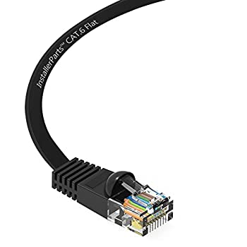 【中古】【輸入品・未使用】InstallerParts イーサネットケーブル CAT6ケーブル フラット 3フィート ブラック プロフェッショナルシリーズ 10ギガビット/秒ネットワーク/高｜スカイマーケットプラス