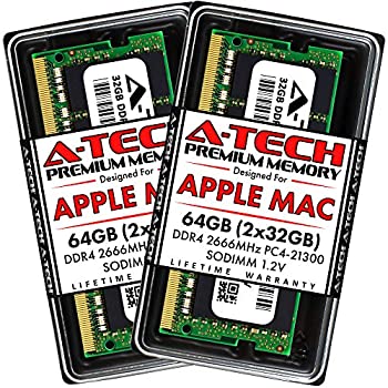 【中古】【輸入品・未使用】A-Tech 64GB キット (2x32GB) DDR4 2666MHz RAM Apple 2019 & 2020 iMac 27インチ (iMac19,1 iMac20,1 iMac20,2) 2018 Mac Mini | PC4-21300 SO-