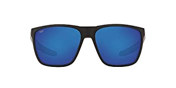 【中古】【インポート品・未当て嵌める】Costa Del Mar - Ferg - マットブラックフレーム - 青碧鏡鑑 580 硝子偏光水晶体