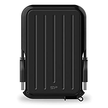 【中古】【インポート品・未当て嵌める】ケイ素樹脂力強さ 携帯型HDD 5結核症 2.5in 外後ばらい USB3.2 Gen1相応う (USB3.1 / USB3.0 / USB2.0 取り替えっこ) IPX4 雨合羽 耐衝撃 3年引きうける 黒いこと SP0