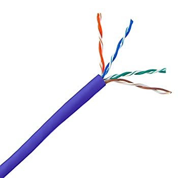 【中古】【輸入品・未使用】CableWholesale's Bulk Cat5e Purple Ethernet Cable, Solid, UTP (Unshielded Twisted Pair), Pullbox, 1000 foot by CableWholesale｜スカイマーケットプラス