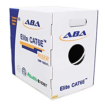 【中古】【輸入品・未使用】CAT6E Riser (CMR), 1000ft, UTP 24AWG, Solid Bare Copper, 600MHz, UL Certified, Easy to Pull (Reelex II) Box, Bulk Ethernet Cable in Whi｜スカイマーケットプラス