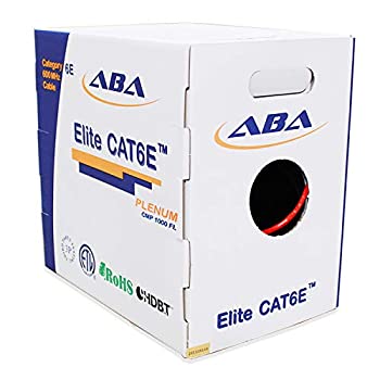 【中古】【インポート品・未当て嵌める】Infinity Cable CAT6E 益荒男CMP プレナムケーブル 純銅100% UL標準尺度 1000フート バルクイーサネットケーブル 薄墨色 1000 Foot TUP2404N70RE