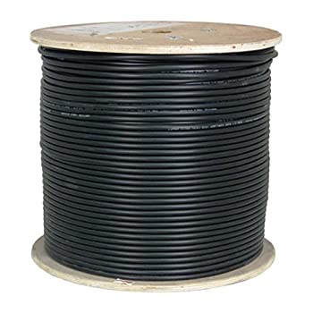 【中古】【インポート品・未当て嵌める】Vertical Cable Cat6, UTP Dual Jacket, Direct Burial, 1000フィート, Black, Bulk Ethernet Cable