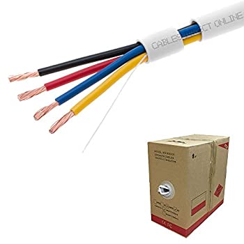 【中古】【インポート品・未当て嵌める】500フート 無O純銅 16/4 バルクスピーカーワイヤー 16AWG CL2 ウォールオーディオケーブル (500フート、16/4) スピーカーケーブル-TV・オーディオ・カメラ-AVケーブル