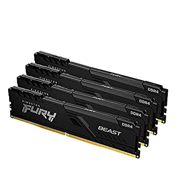【中古】【輸入品・未使用】キングストン Kingston FURY デスクトップPC用メモリ DDR4 3200MHz 16GBx4枚 Kingston FURY Beast ビースト CL16 KF432C16BB1K4/64 永久保証|スカイマーケットプラス
