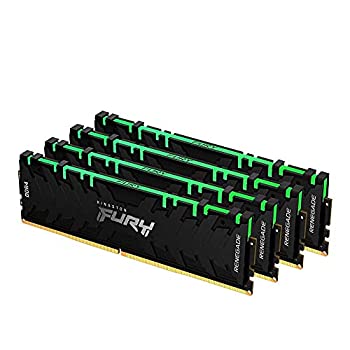 【中古】【輸入品・未使用】キングストン Kingston FURY デスクトップPC用メモリ DDR4 3200MT/秒 16GB&times;4枚 Kingston FURY Renegade レネゲード RGB CL16 KF432C16RB1AK4/64｜スカイマーケットプラス 63,714円