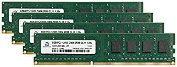 【中古】【インポート品・未当て嵌める】Adamanta 32?GB ( 4?x 8gb )事務机とっ始めパソコンメモリアップグレードddr3l 1600?MHz pc3l - 12800?UDIMM 2rx8?cl11?1.35?V ランダムアクセス記憶装置