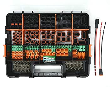 【中古】【輸入品・未使用】DEUTSCH 518 ピース DT ブラック コネクタキット 14-16AWG スタンプ付きコンタクト & ピGTAIL キット｜スカイマーケットプラス
