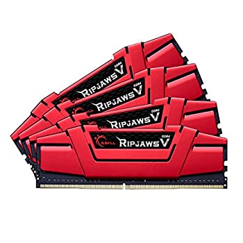 【中古】【インポート品・未当て嵌める】G.SKILL 64GB (4 x 16GB) Ripjaws V続きもの DDR4 パソコン4-28800 3600MHz デスクトップメモリモデル F4-3600C19Q-64GVRB
