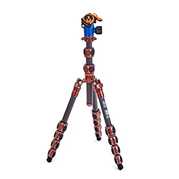 【中古】【輸入品・未使用】3 Legged Thing Leo 2.0 カーボンファイバー 超コンパクト トラベル三脚 ヘッド付き ブロンズ|スカイマーケットプラス