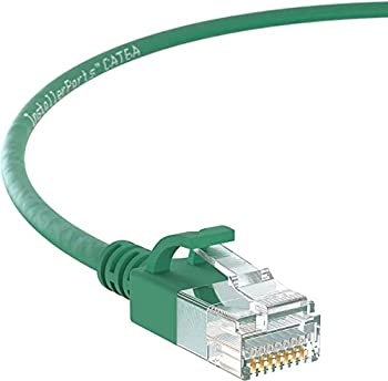 【中古】【インポート品・未当てはめる】InstallerParts イーサネットケーブル CAT6A か細い有線テレビ UTP ブーテッド 20フート (50容器に並べる) 緑であること 専門的つづき物 10ギ