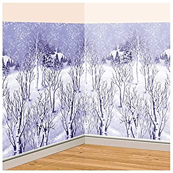 【中古】【インポート品・未当て嵌める】40\u0027 Winter Wonderland Room Roll 40 \u0027冬のワンダーランドルームロール♪ハロウィン♪大きさ：