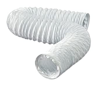 【中古】【インポート品・未当て嵌める】Dundas Jafine FD420ZW Flexible White Vinyl Duct, 4-Inches by 20-Feet [並行輸入品]