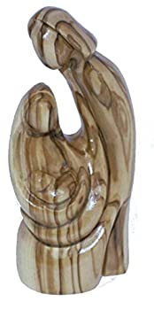 【中古】【輸入品・未使用】Olive Wood Holy Family Statue 6 Inches ブラウン 6067998