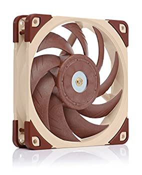 【中古】【インポート品・未当て嵌める】Noctua NF-A12x25 PWM, 割り増し金 静音 気違い, 4-Pin繋ぎ合わせる (120粍, 赤銅色)