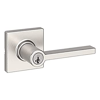 【中古】【輸入品・未使用】Kwikset Casey スクエアキーエントリーレバー サテンニッケル SmartKey Security?｜スカイマーケットプラス