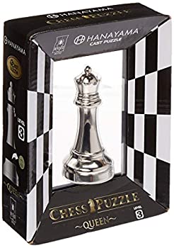 【中古】【輸入品・未使用】BePuzzled ハナヤマ メタルキャスト クイーンチェスピースパズル 幸運のコインを探す 高度な難易度 頭の体操ゲーム 8歳以上 (レベル3)