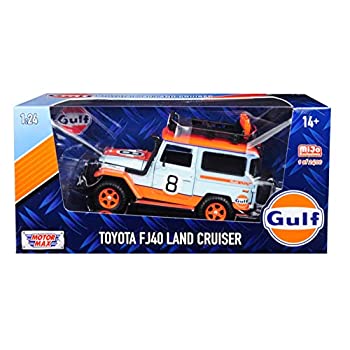 【中古】【輸入品・未使用】Motormax 1:24 Mijo 限定 トヨタ FJ40 FJ40 ランドクルーザー ガルフ リバリー #8 リミテッド 2,400個｜スカイマーケットプラス