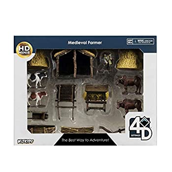 【中古】【輸入品・未使用】WizKids 4D Settings: Medieval Farmer