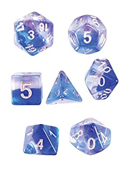 【中古】【輸入品・未使用】Koplow Games 多面体ダイス7点セット ミントブルー